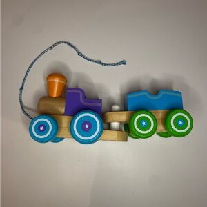 3 for $10- Melissa & Doug Colorful Wooden Pull Train Rocking Farm